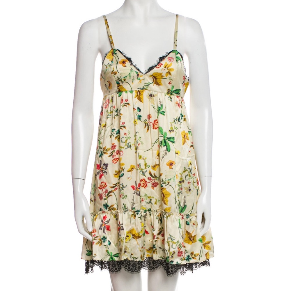 Hemant & Nandita Floral Mini Dress